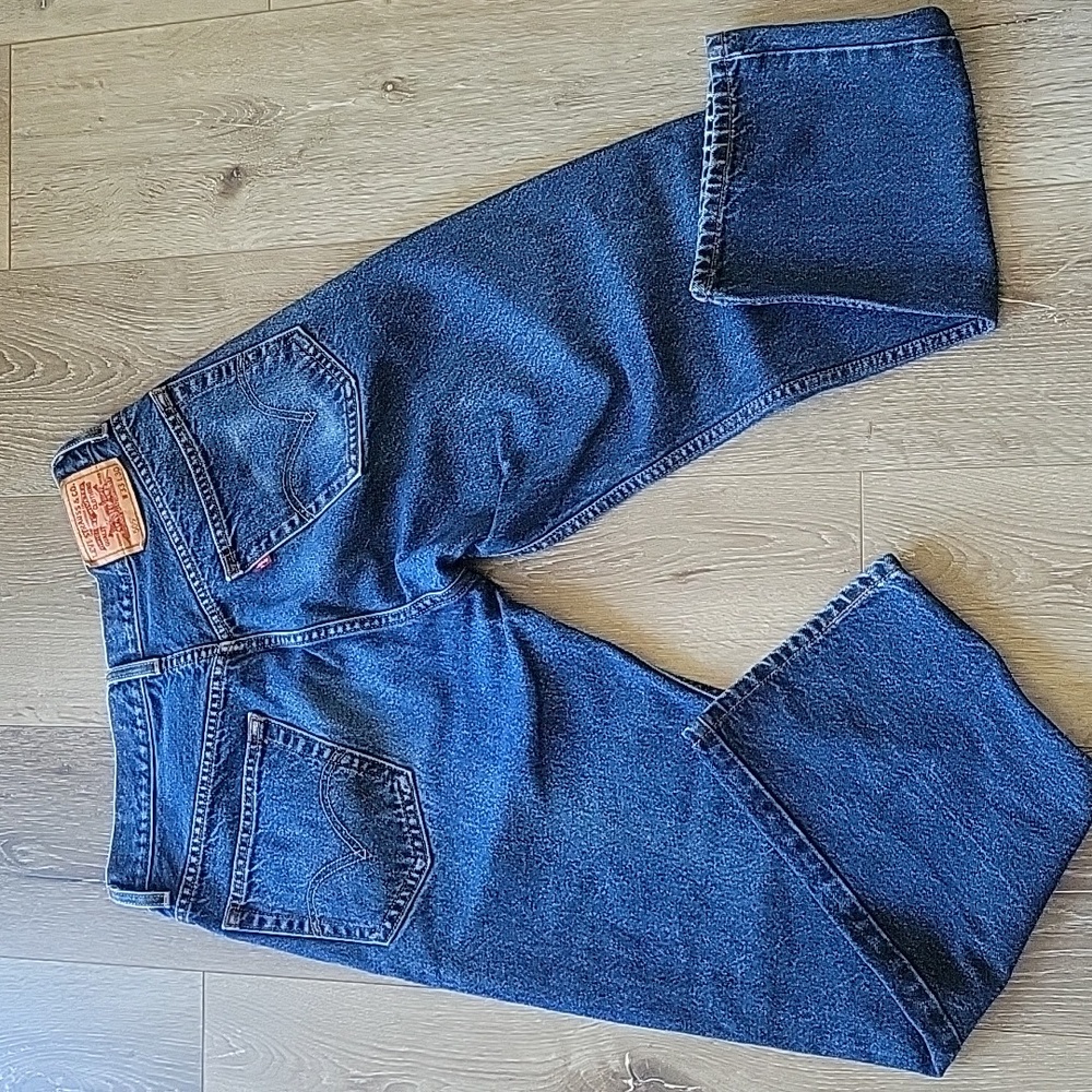 Vintage Levi's 505 Regular Fit Zip Fly Blue Straight Jeans W33 x L30 (W30 x L27)